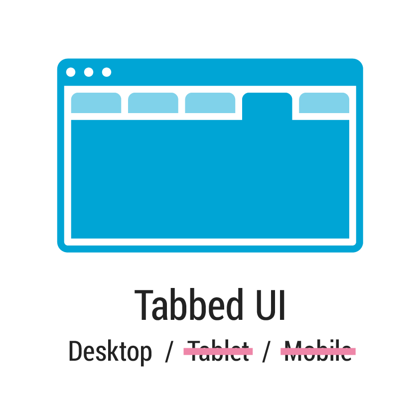 Experiment Tabbed UI
